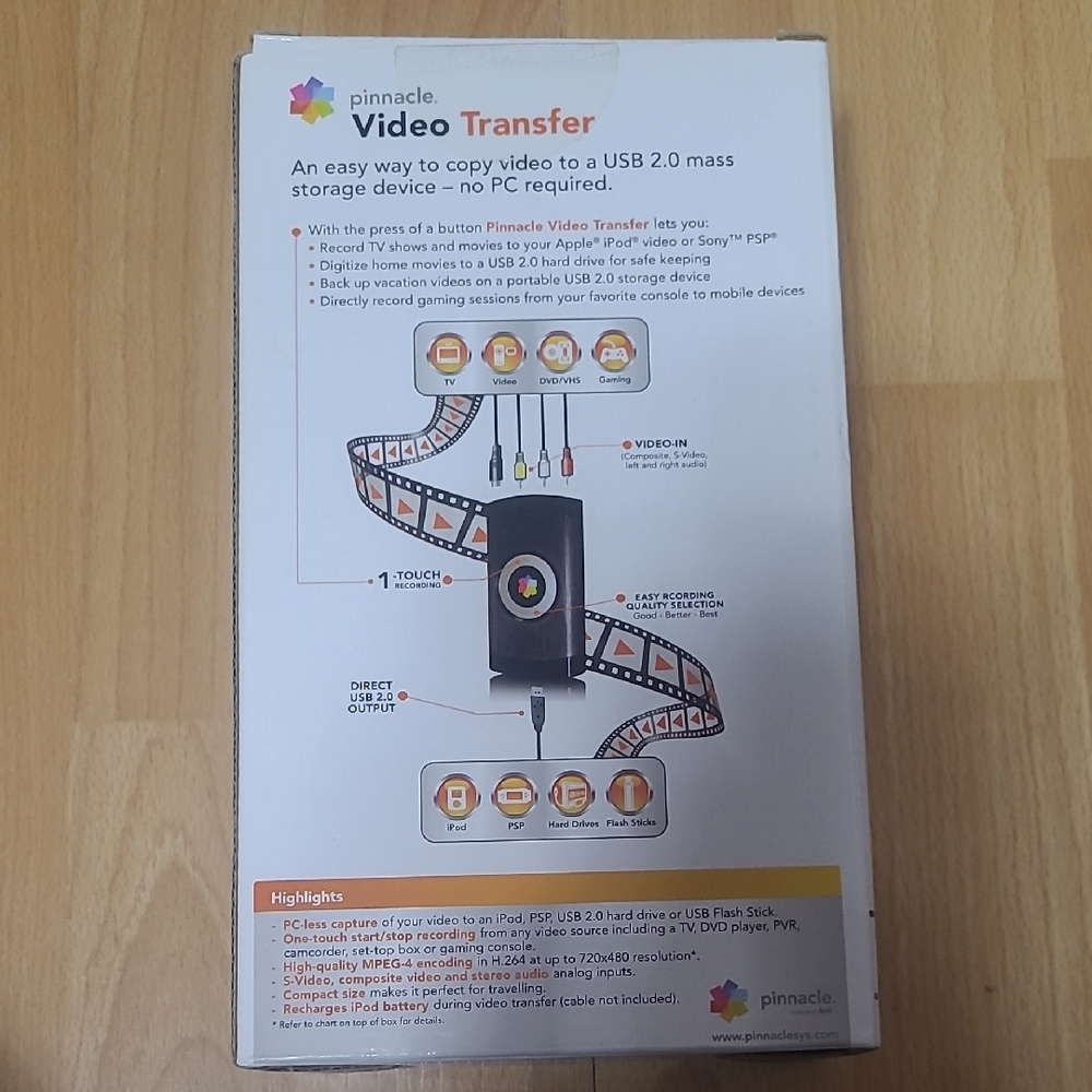 Pinnacle Video Transfer Device - Picture 2 of 4